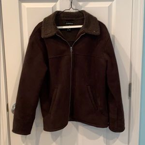 Men’s shearling-like coat